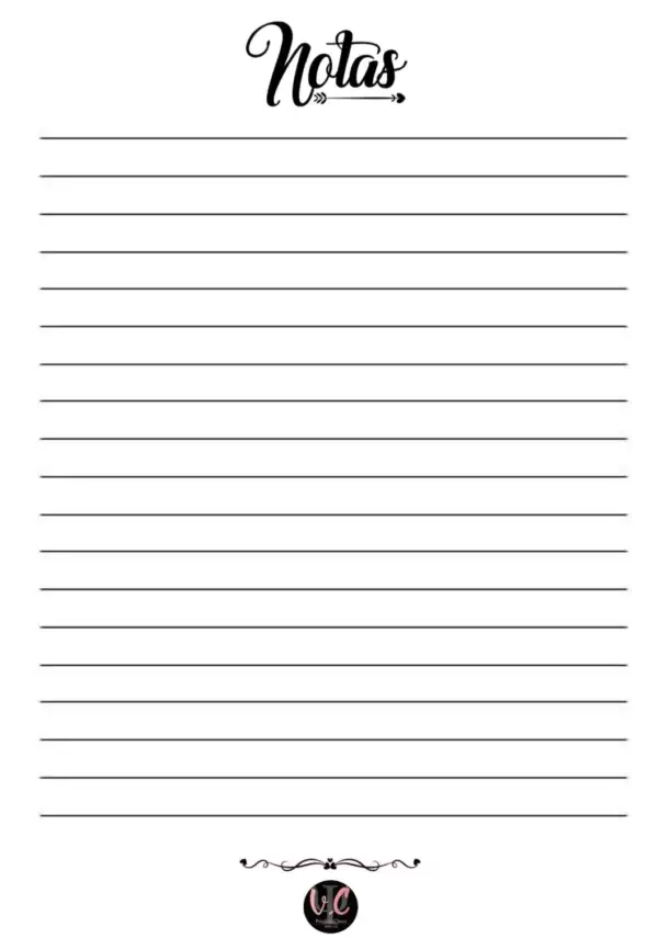 Hojas de Notas